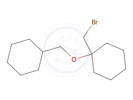 Chemical structure of 1-(Bromomethyl)-1-(cyclohexylmethoxy)cyclohexane