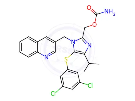 Chemical structure of Capravirine Impurity 19