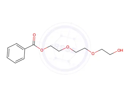 Chemical structure of 2-[2-(2-hydroxyethoxy)ethoxy]ethyl benzoate