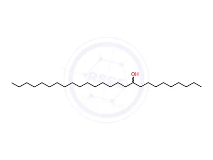 Chemical structure of 10-HEXACOSANOL