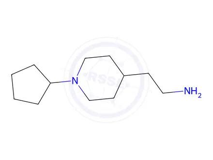 Chemical structure of [2-(1-Cyclopentylpiperidin-4-yl)ethyl]amine