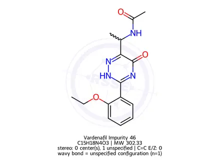 Chemical structure of Vardenafil Impurity 46