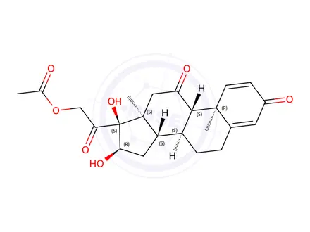 Chemical structure of Budesonide Impurity 163