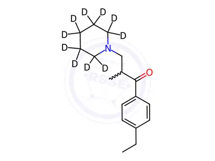 Chemical structure of Eperisone-D10