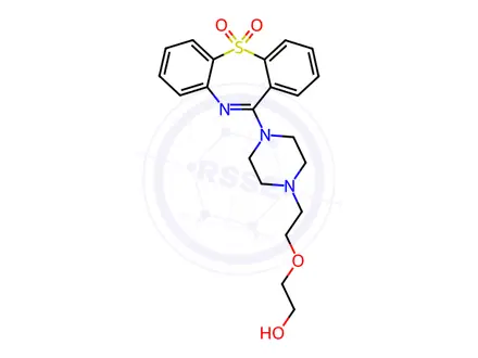 Chemical structure of Quetiapine Sulfone