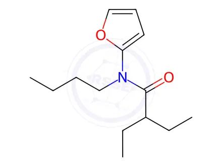 Chemical structure of N-Butyl-2-ethyl-N-(furan-2-yl)butanamide