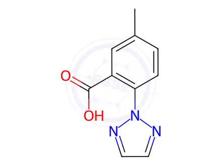 Chemical structure of 2-(2H-1,2,3-TRIAZOL-2-YL)-5-METHYLBENZOIC ACID