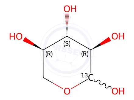 Chemical structure of D-[1-13C]xylose