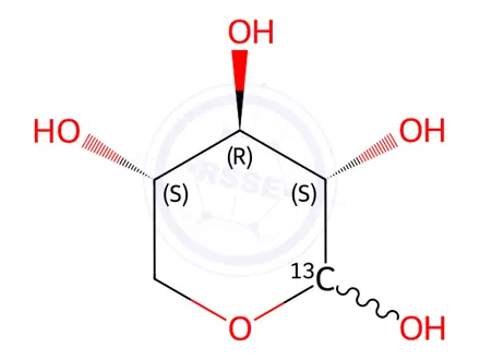 Chemical structure of L-[1-13C]xylose