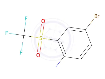 Chemical structure of 4-Bromo-2-((trifluoromethyl)sulfonyl)aniline