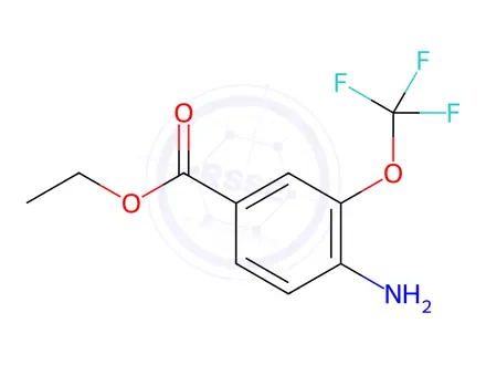 Chemical structure of Ethyl 4-amino-3-(trifluoromethoxy)benzoate