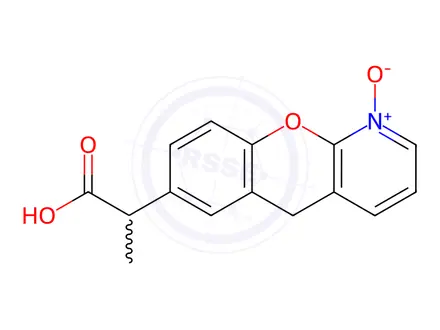 Chemical structure of Pranoprofen N-Oxide