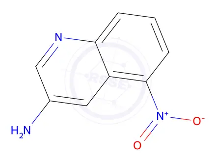 Chemical structure of 5-Nitroquinolin-3-amine