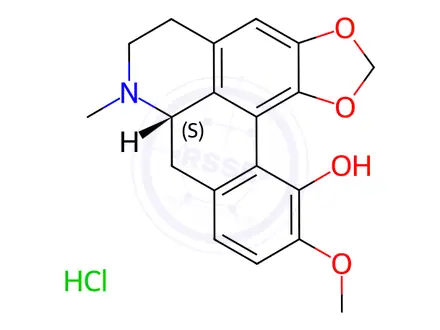 Chemical structure of BULBOCAPNINE HCL