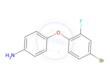 Chemical structure of 4-(4-Bromo-2-fluorophenoxy)aniline