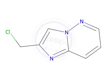 Chemical structure of 2-(Chloromethyl)imidazo[1,2-b]pyridazine dihydrochloride