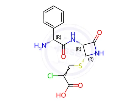 Chemical structure of Cefaclor Impurity J