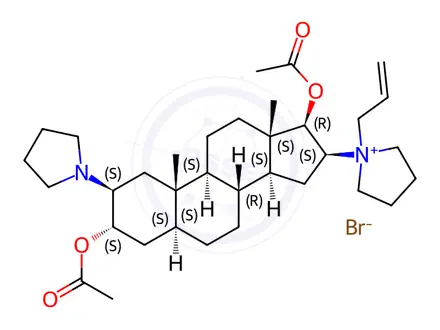 Chemical structure of Rocuronium Bromide EP Impurity F