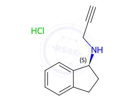 Chemical structure of (S)-Rasagiline HCl
