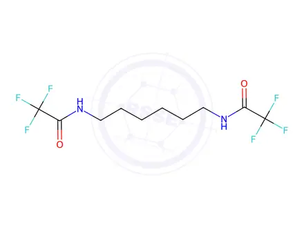 Chemical structure of N,N'-1,6-Hexanediylbis[2,2,2-trifluoroacetamide]
