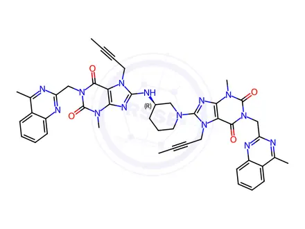 Chemical structure of Linagliptin Impurity 317