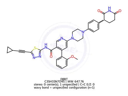 Chemical structure of Clopidogrel Thiol Metabolite H2 Isomer Trifluoroacetic acid