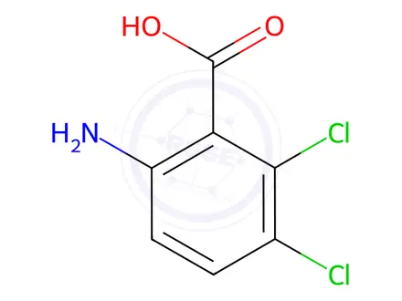 Chemical structure of 2-AMINO-5,6-DICHLOROBENZOIC ACID