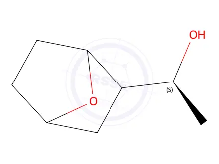 Chemical structure of (1s)-1-(7-Oxabicyclo[2.2.1]heptan-2-yl)ethan-1-ol
