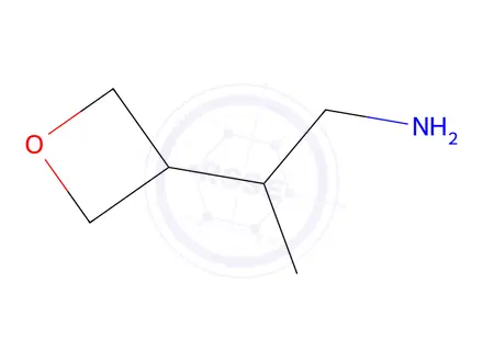 Chemical structure of 2-(oxetan-3-yl)propan-1-amine