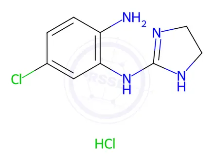 Chemical structure of Tizanidine Hydrochloride Impurity 29 Monomer