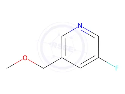 Chemical structure of 3-Fluoro-5-(methoxymethyl)pyridine