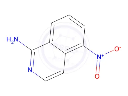 Chemical structure of 5-nitroisoquinolin-1-amine