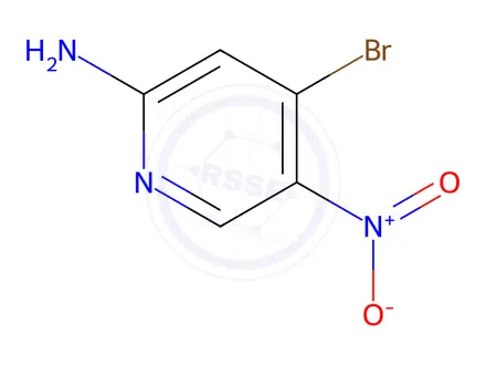 Chemical structure of 4-Bromo-5-nitropyridin-2-amine