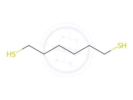 Chemical structure of 1,6-Hexanedithiol