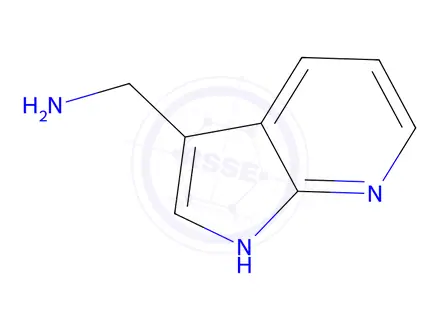 Chemical structure of (1H-pyrrolo[2,3-b]pyridin-3-yl)methanamine