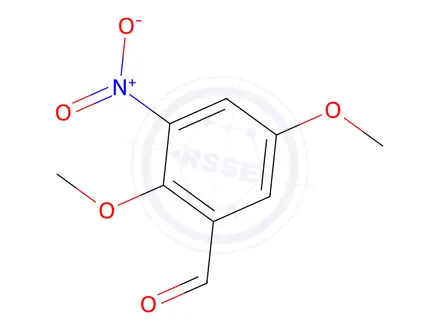 Chemical structure of 2,5-Dimethoxy-3-nitrobenzaldehyde