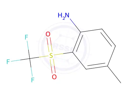 Chemical structure of 4-Methyl-2-((trifluoromethyl)sulfonyl)aniline