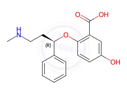Chemical structure of 4-Hydroxy-2-carboxy atomoxetiene
