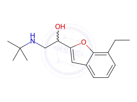 Chemical structure of Bufuralol