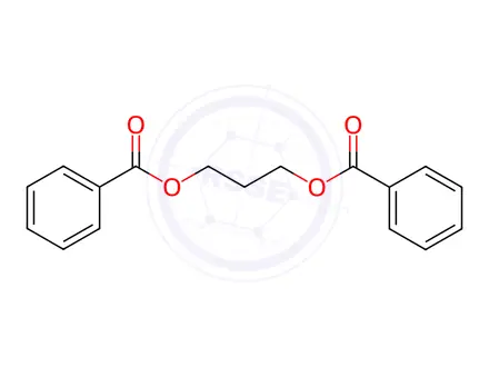 Chemical structure of 1,3-Propanediol dibenzoate