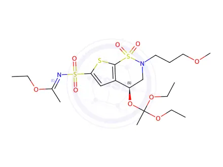 Chemical structure of Brinzolamide Impurity 3