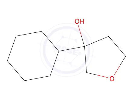 Chemical structure of 3-Cyclohexyltetrahydrofuran-3-ol