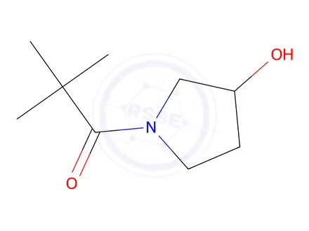Chemical structure of 1-(3-Hydroxypyrrolidin-1-yl)-2,2-dimethylpropan-1-one
