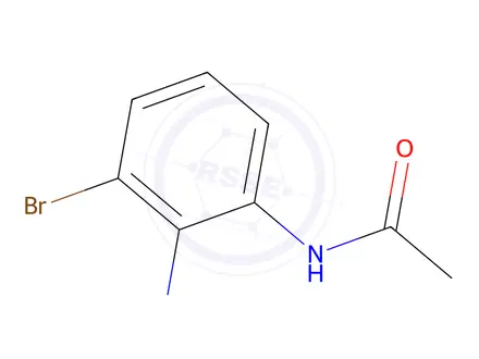 Chemical structure of N-(3-bromo-2-nitrophenyl)acetamide