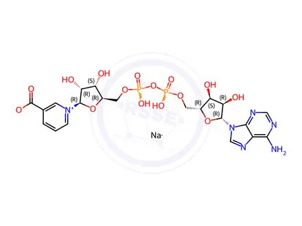 Chemical structure of NAAD Sodium Salt