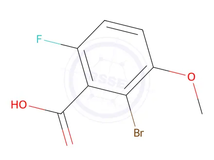 Chemical structure of 2-Bromo-6-fluoro-3-methoxybenzoic acid