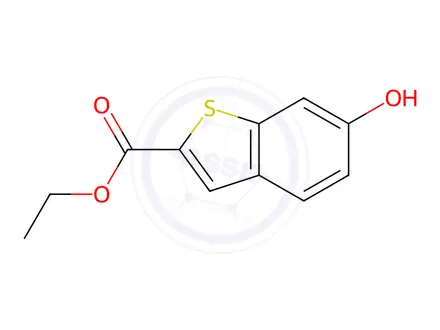 Chemical structure of Ethyl 6-hydroxy-1-benzothiophene-2-carboxylate
