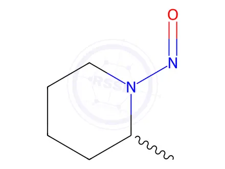 Chemical structure of N-Nitroso-2-methylpiperidine