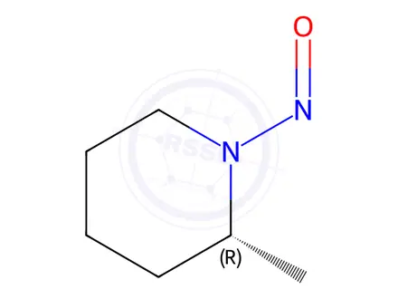Chemical structure of N-Nitroso-2-methylpiperidin