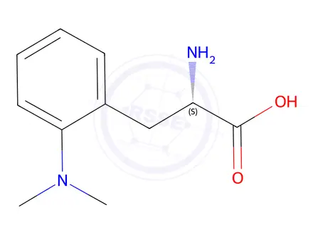 Chemical structure of (S)-2-Amino-3-(2-dimethylamino-phenyl)-propionic acid